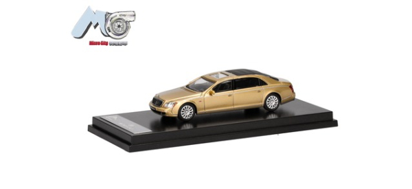 Herpa 87MC000024 MicroCity: Maybach 62S, gold (2002-2013)