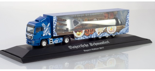 Herpa 930765 MAN TGS LX E6 Koffer-Sattelzug „Bayern 2017“ (Sondermodel Bayern)