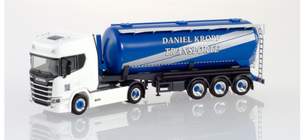 Herpa 934992 Scania CR HD Silosattelzug "D.Kropf" (Sondermodell Schweiz)