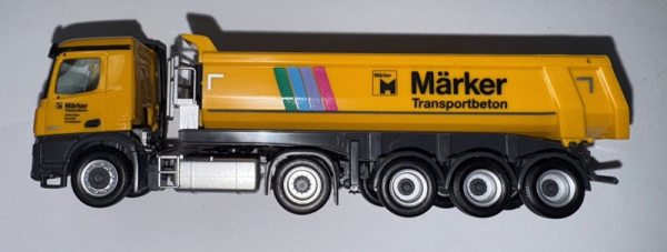 Herpa 935395 Mercedes-Benz Arocs M Rundmuldensattelzug "Märker Transportbeton"