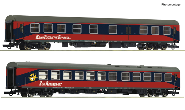 Roco 74027 2-tlg. Set: Reisezugwagen, BTE