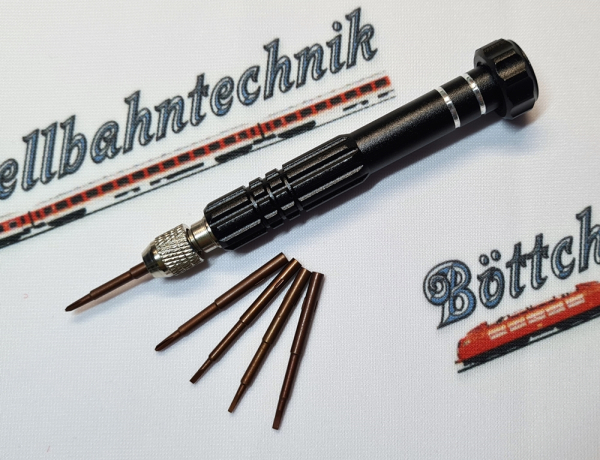 Minischraubendreher für Gleisschrauben