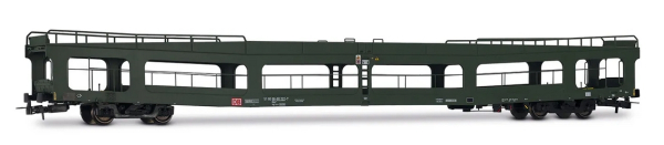 HR4381 DB AG, Autotransportwagen DDm916, in grüner Farbgebung, Ep. V