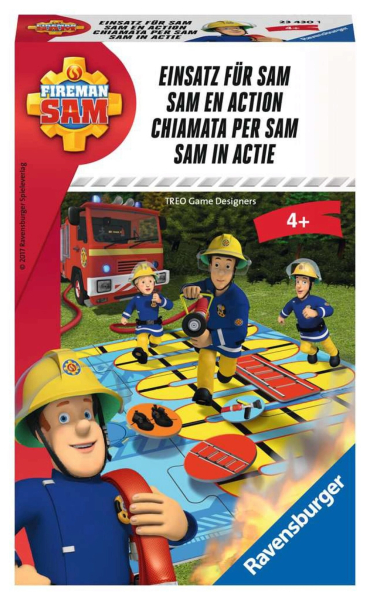 Ravensburger  23430 Feuerwehrmann Sam: Einsatz für Sam - Reisespiel
