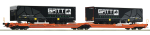 Roco 77403 Doppeltaschen-Gelenkwagen T3000e, Wascosa
